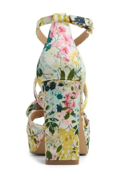 Ted Baker London Maddy Rose Platform Sandal In Floral
