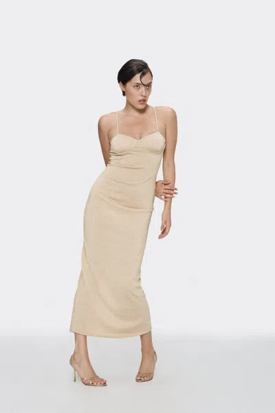Ss25 Florence Dress In Gold