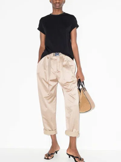 Brunello Cucinelli Cotton T-shirt In Black