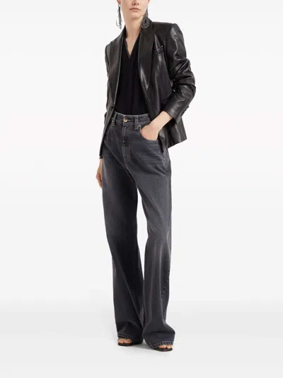 Brunello Cucinelli Scollo V M/c In Black