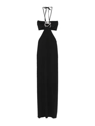 Coperni Long Dress In Black