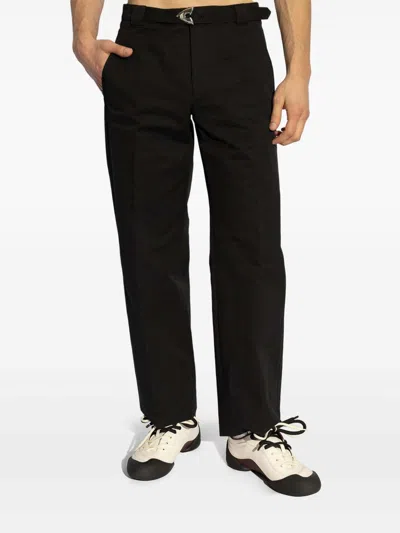 Alexander Mcqueen Straight-leg Tailored Trousers In Black