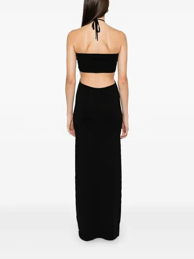 Coperni Long Dress In Black