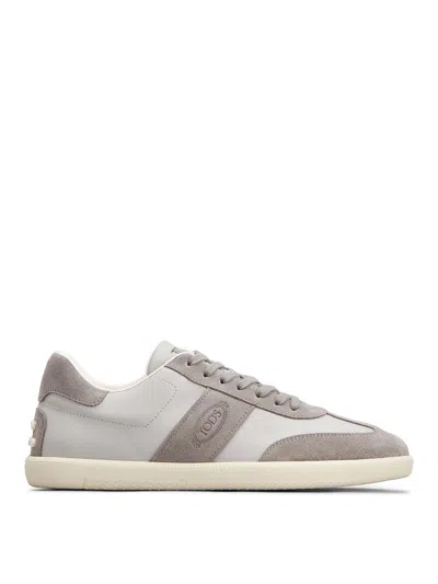 Tod's Tabs Sneaker In Beige