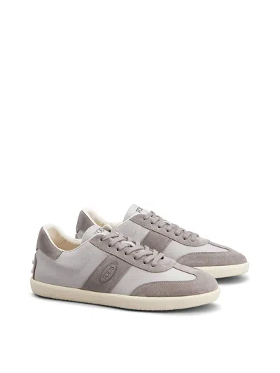 Tod's Tabs Sneaker In Beige