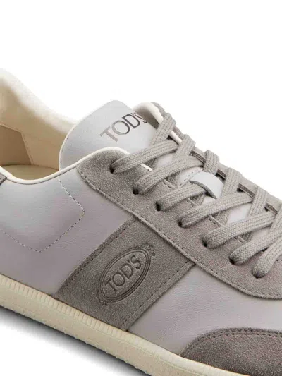 Tod's Tabs Sneaker In Beige
