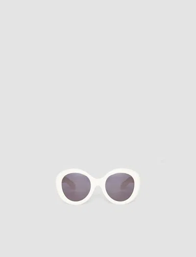 Joseph Round Sunglasses In White