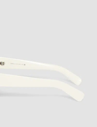 Joseph Round Sunglasses In White
