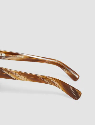 Joseph Tortoiseshell Square Sunglasses In Beige