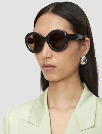 Joseph Round Sunglasses In Brown