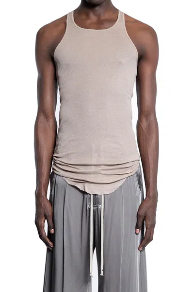 Rick Owens T-shirts & Tank Tops In Brown