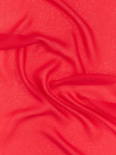 Alberta Ferretti Lightweight Silk Stole Soft Texture