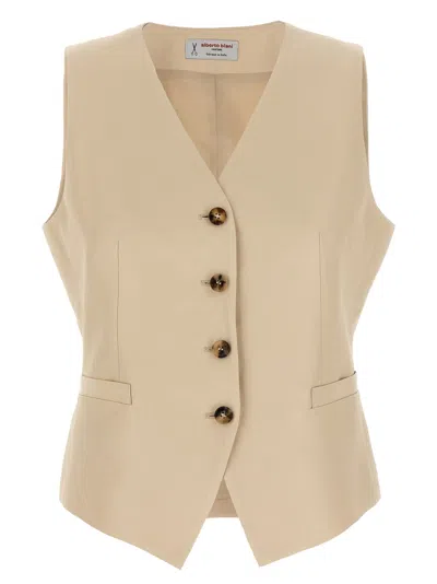 Alberto Biani Linen Viscose Vest