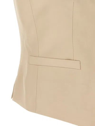 Alberto Biani Linen Viscose Vest