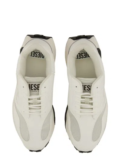 Diesel Runner S-tame-d Sneakers With Mesh Panels And Rubber Sole In Multi