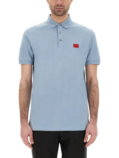 Hugo Boss Hugo Dereso 232 Polo T Shirt Blue In Blue