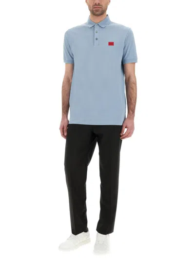 Hugo Boss Hugo Dereso 232 Polo T Shirt Blue In Blue