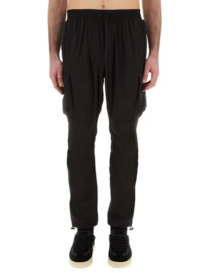 Represent Tapered Cargo Pants With Adjustable Drawstring In Black