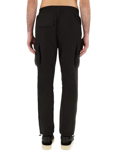 Represent Tapered Cargo Pants With Adjustable Drawstring In Black