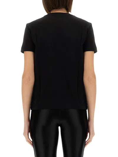 Shop Versace Jeans Couture T-shirt With Print In Black