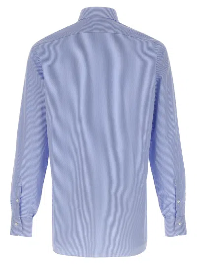 Barba Napoli Barba Striped Shirt In Blue