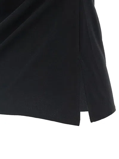 Coperni Draped Neckline Sleeveless Side Slit Top