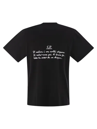 C.p. Company C.p.company Cotton T-shirt With Print