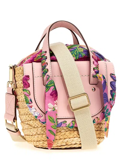 Cuba Lab Handbag With Woven Straw Base