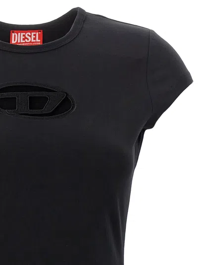 Diesel Abito Corto Con Dettaglio Oval D Cut Out