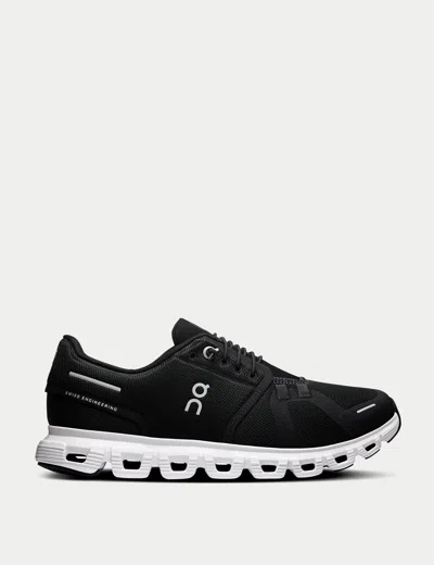 On Women's Cloud 6 Trainers In Black