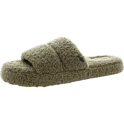 Koolaburra Peachee Womens Cozy Comfy Slide Slippers In Beige