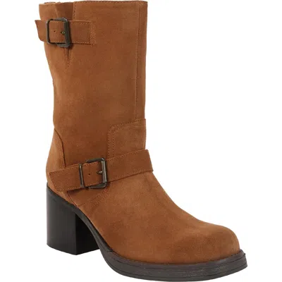 Kenneth Cole New York Janice Womens Leather Solid Mid-calf Boots In Multi