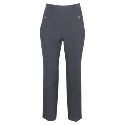 Maison Margiela Slim-fit Cropped Trousers In Grey Polyester In Grey