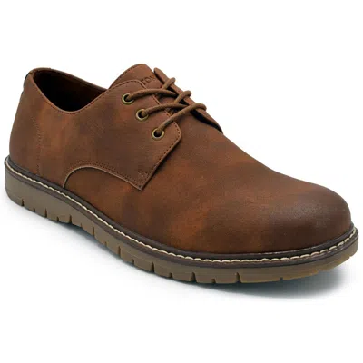 Aston Marc Manti 2 Mens Lace-up Faux Leather Oxfords In Multi