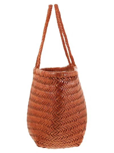 Dragon Triple Jump Big Woven Leather Bag