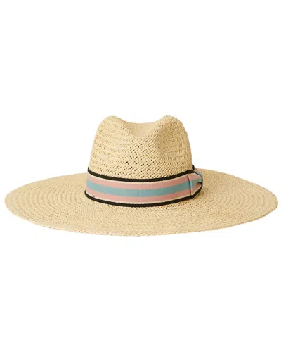 Btb Los Angeles Sadie Tropics Straw Hat In Brown