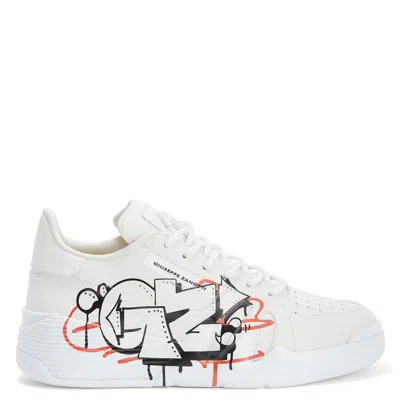 Shop Giuseppe Zanotti Talon In White
