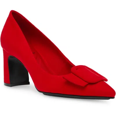 Anne Klein Bentley Womens Patent Slip-on Pumps In Red