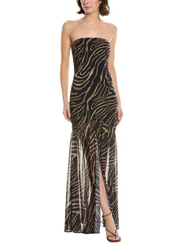 Femme Society Maxi Dress In Brown