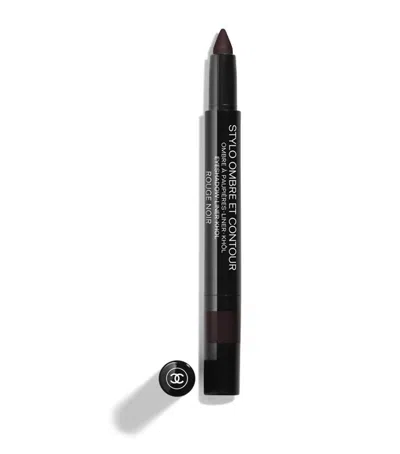 Chanel Stylo Ombre Et Contour 3-in-1 Eyeshadow-eyeliner-kohl Pencil In Red