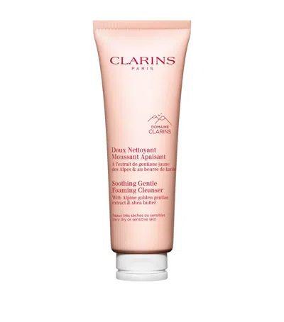 Clarins Soothing Gentle Foaming Face Cleanser With Shea Butter 4.2 Oz. In White