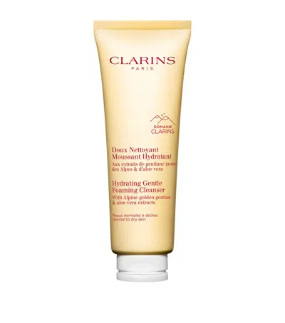 Clarins Hydrating Gentle Foaming Face Cleanser With Aloe Vera 4.2 Oz. In White
