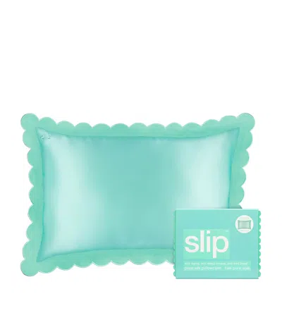 Slip Pure Silk Queen Pillowcase With Scalloped Edge