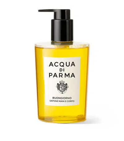 Acqua Di Parma Buongiorno Hand And Body Wash 300ml In Yellow