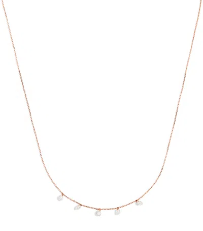 Persée Rose Gold And Diamond Danaé Necklace In Gold