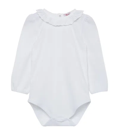 Trotters Stretch-cotton Laura Bodysuit In White
