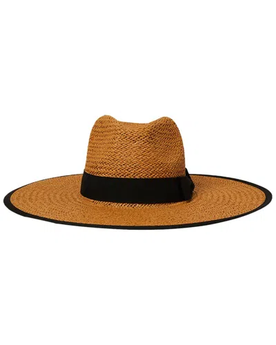 Btb Los Angeles Cassie Straw Hat In Brown