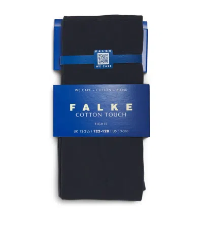 Falke Cotton-touch Tights In Navy