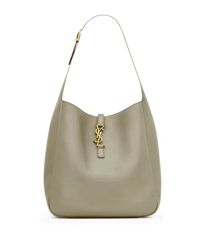 Saint Laurent Large Calfskin Le 5 À 7 Shoulder Bag In Green