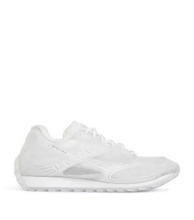 Bottega Veneta Orbit Transparent Rubber Sneakers In White